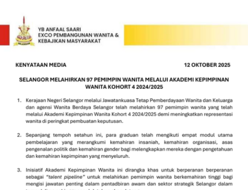 Kenyataan Media Konvokesyen Akademi Kepimpinan Wanita (AKW) Kohort 4