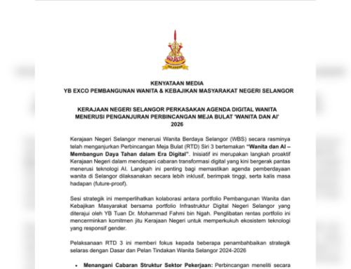 Kenyataan Media Perbincangan Meja Bulat “Wanita dan AI – Membangun Daya Tahan dalam Era Digital”
